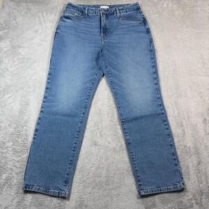 Good American Good Vintage Jeans Womens 10/30 Blue High Rise Straight Denim
